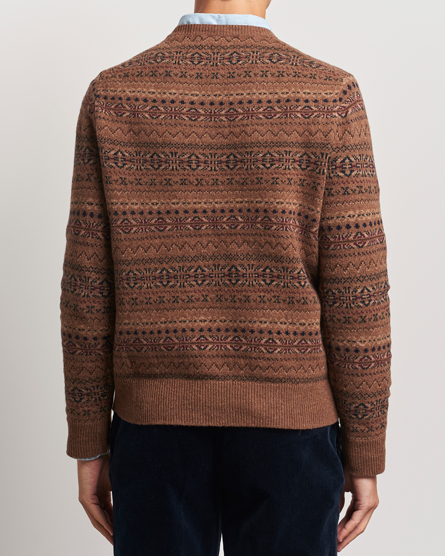 Herren | Pullover | Polo Ralph Lauren | Wool Fairisle Sweater Camel Combo