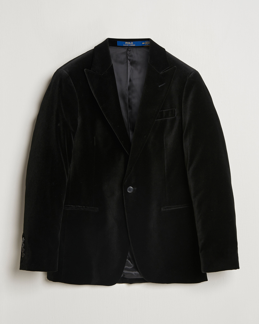 Polo Ralph Lauren Velvet Blazer Black bei Care of Carl
