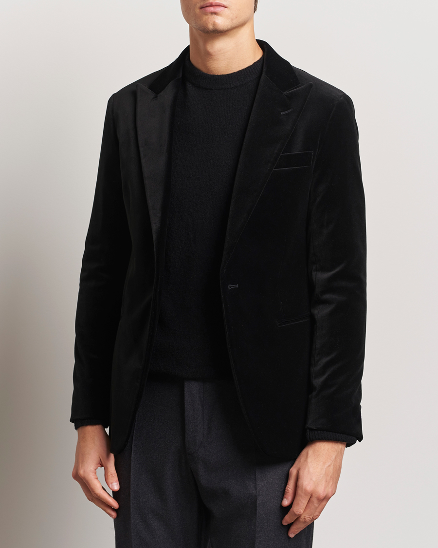Herren | Sakkos | Polo Ralph Lauren | Velvet Blazer Black
