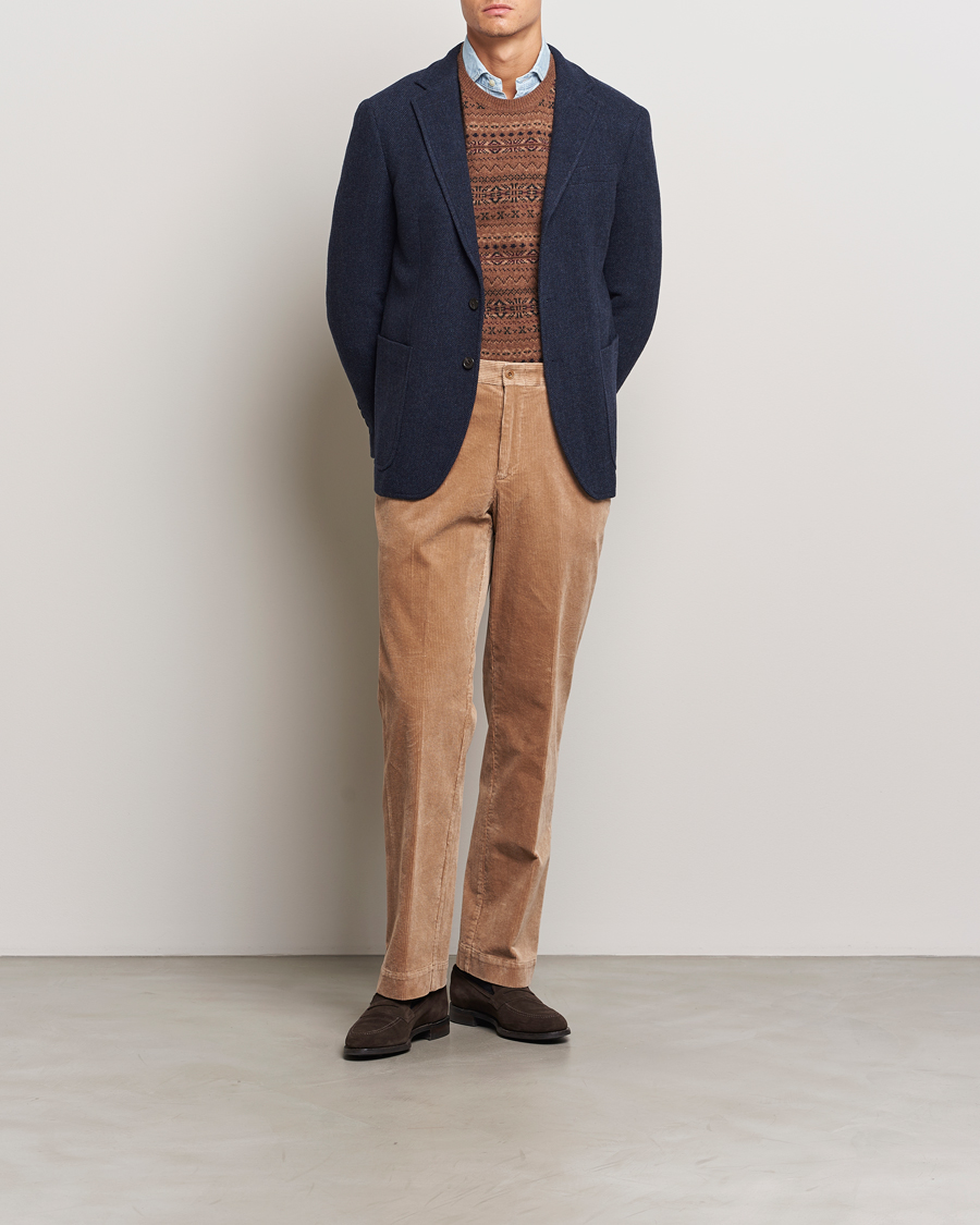 Herren | Sakkos | Polo Ralph Lauren | Broken Herringbone Sportcoat Navy Multi