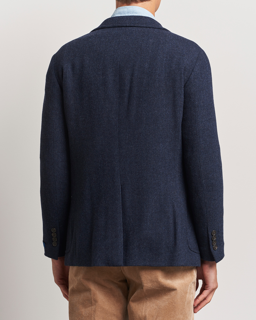 Herren | Sakkos | Polo Ralph Lauren | Broken Herringbone Sportcoat Navy Multi