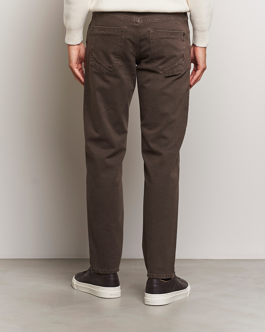 Herren | Hosen | Incotex | 5-Pocket Bull Denim Pants Dark Brown