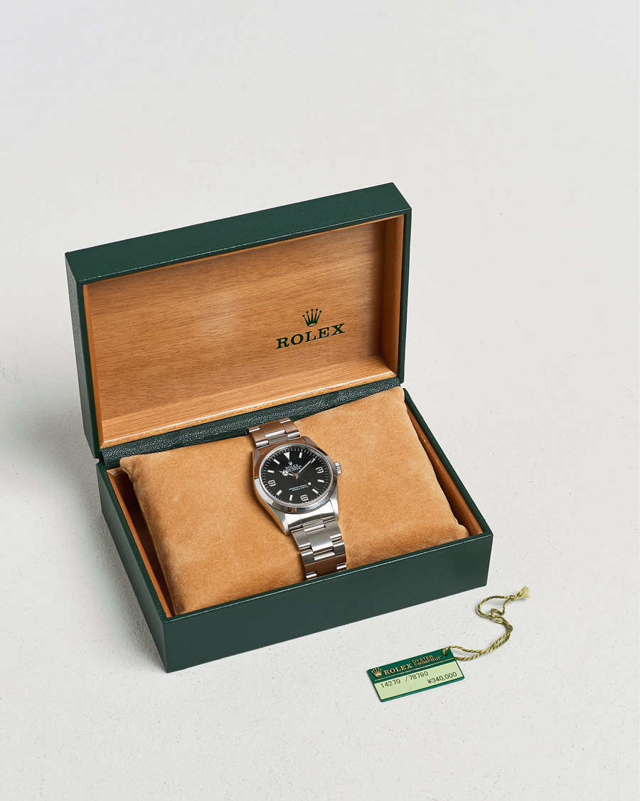 Herren | Rolex Pre-Owned Explorer 14270 Silver | Rolex Pre-Owned | Explorer 14270 Silver