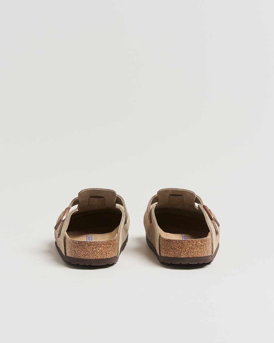 Herren | Sandalen & Pantoletten | BIRKENSTOCK | Boston Soft Footbed Taupe Suede