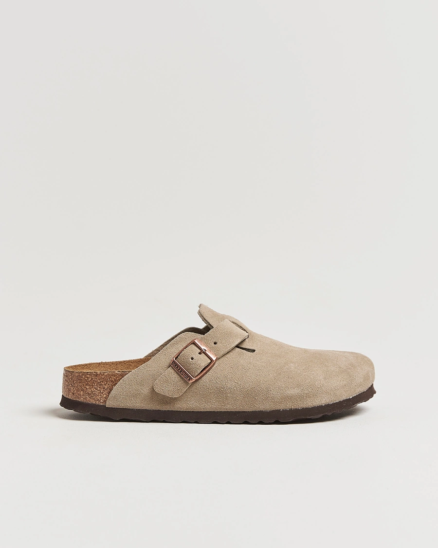 Herren | | BIRKENSTOCK | Woman Boston Soft Footbed Taupe Suede