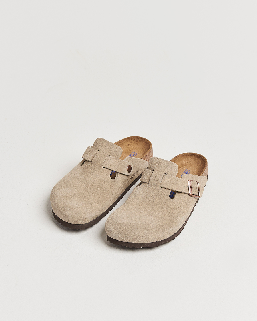 Herren | Sandalen & Pantoletten | BIRKENSTOCK | Woman Boston Soft Footbed Taupe Suede