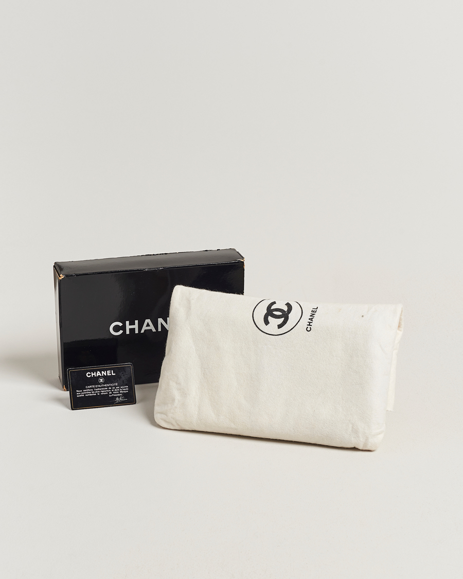 Herren | Chanel Pre-Owned Single Full Flap Bag Black Lambskin | Chanel Pre-Owned | Single Full Flap Bag Black Lambskin
