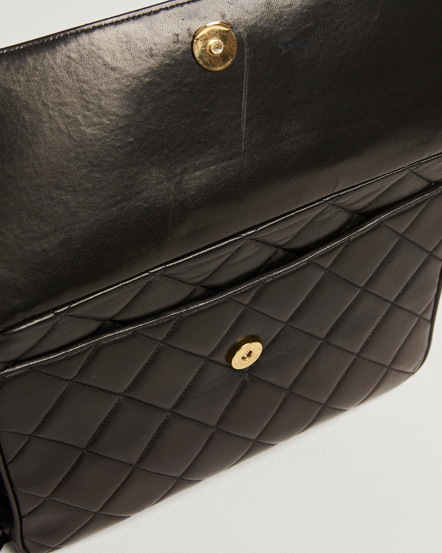Herren | Gifts for Her | Chanel Pre-Owned | Tassel Flap Shoulder Bag Black Lambskin