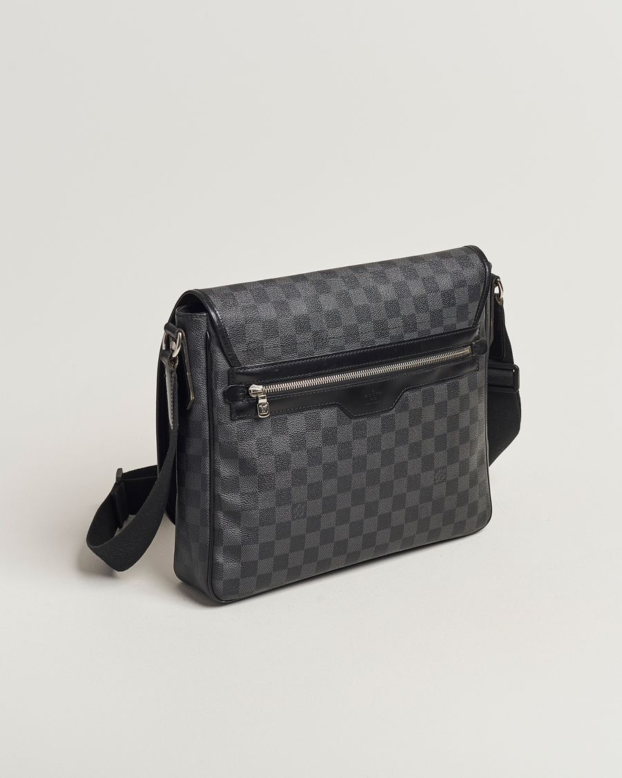 Louis Vuitton Pre Owned Daniel MM Shoulder Bag Damier Graphite