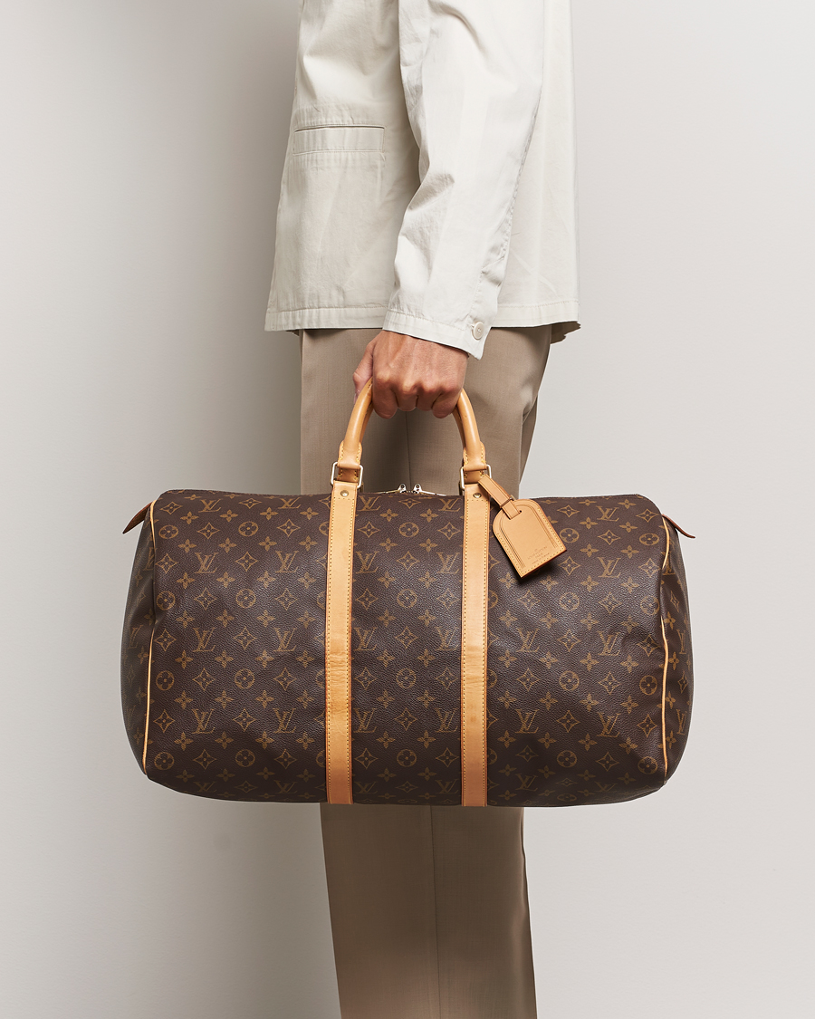 Herren | Louis Vuitton Pre-Owned Keepall 50 Bag Monogram | Louis Vuitton Pre-Owned | Keepall 50 Bag Monogram