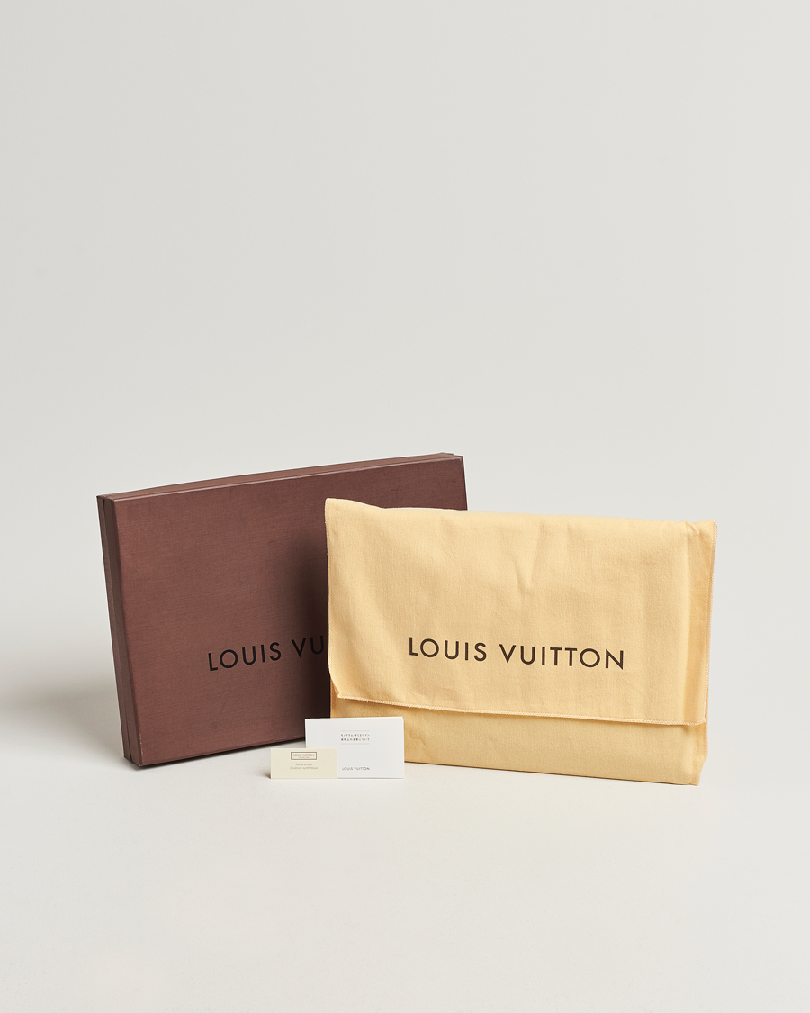 Herren | Louis Vuitton Pre-Owned Poche Joule GM Clutch Bag Damier Graphite | Louis Vuitton Pre-Owned | Poche Joule GM Clutch Bag Damier Graphite