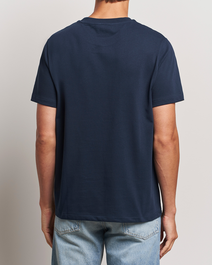 Herren | T-Shirts | A.P.C. | Rue Madame T-Shirt Dark Navy/Ecru