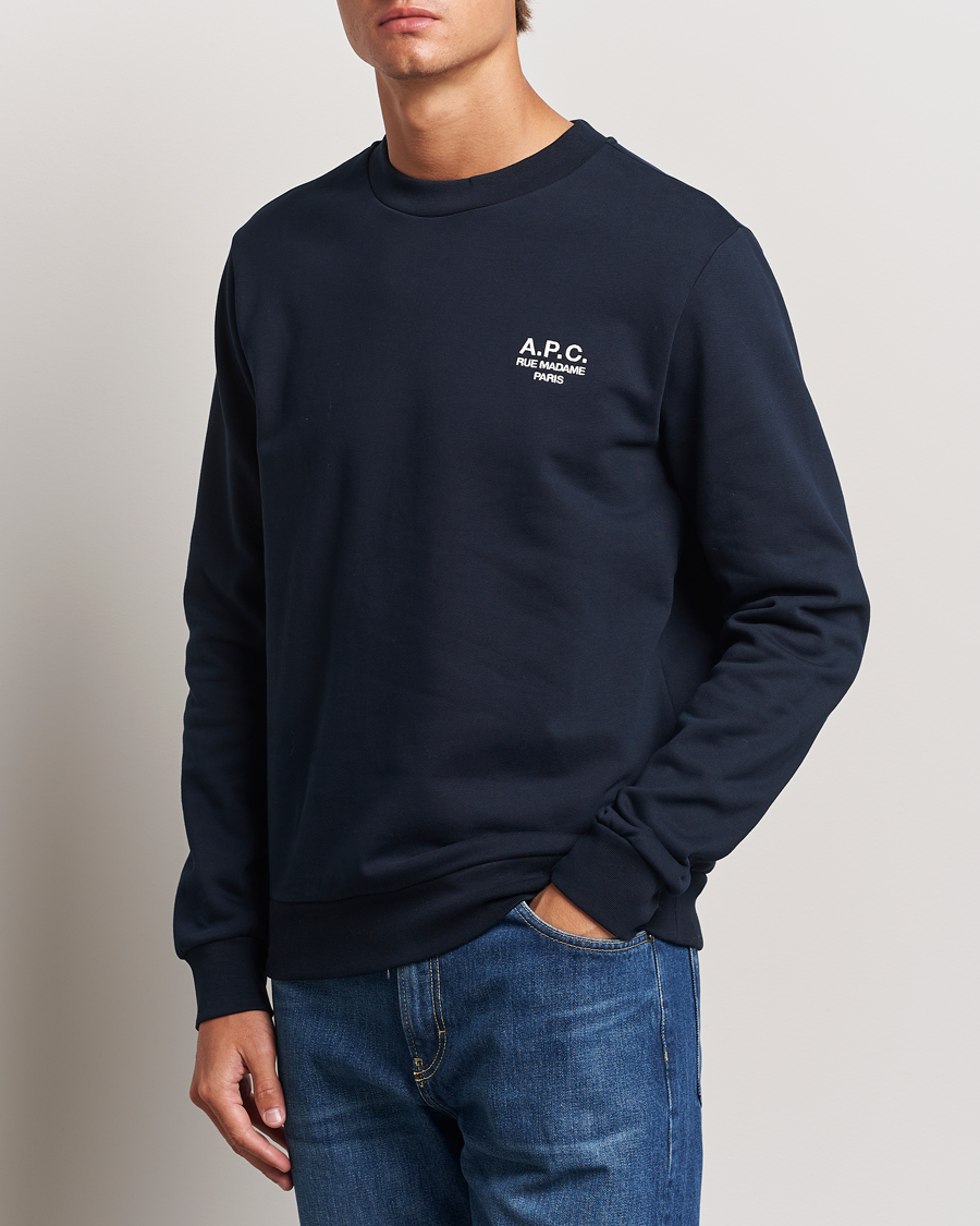 Herren | Pullover | A.P.C. | Rue Madame Sweatshirt Dark Navy