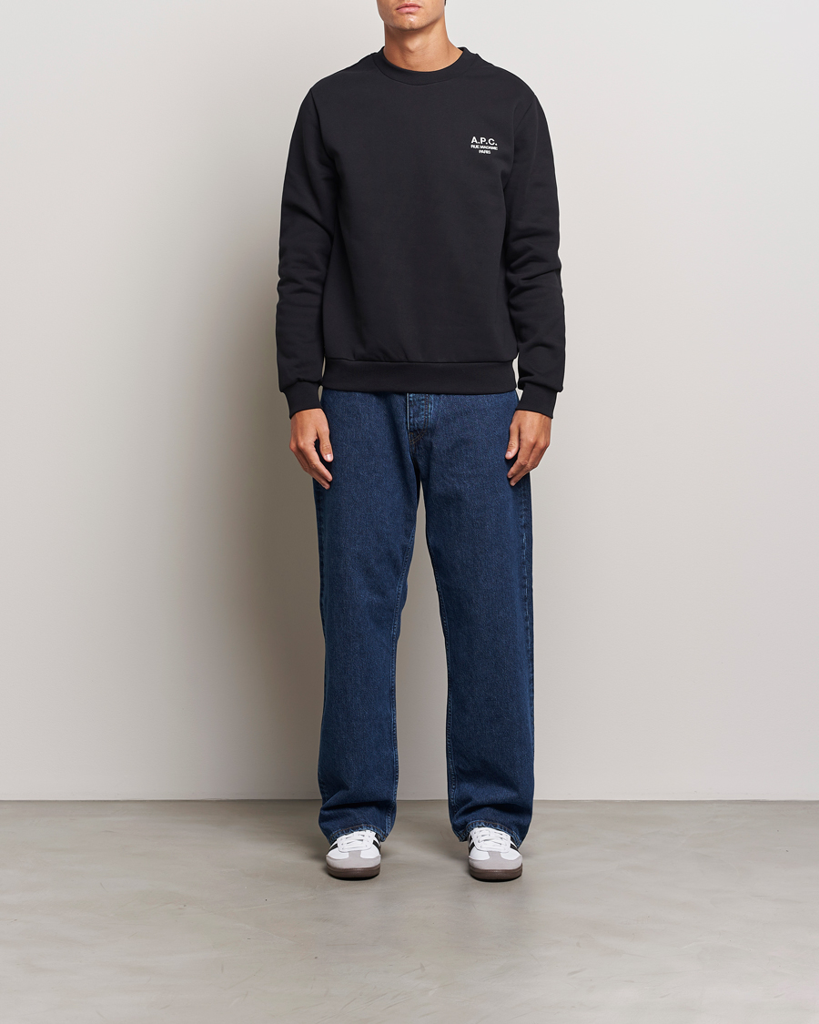 Herren | Pullover | A.P.C. | Rue Madame Sweatshirt Black/White