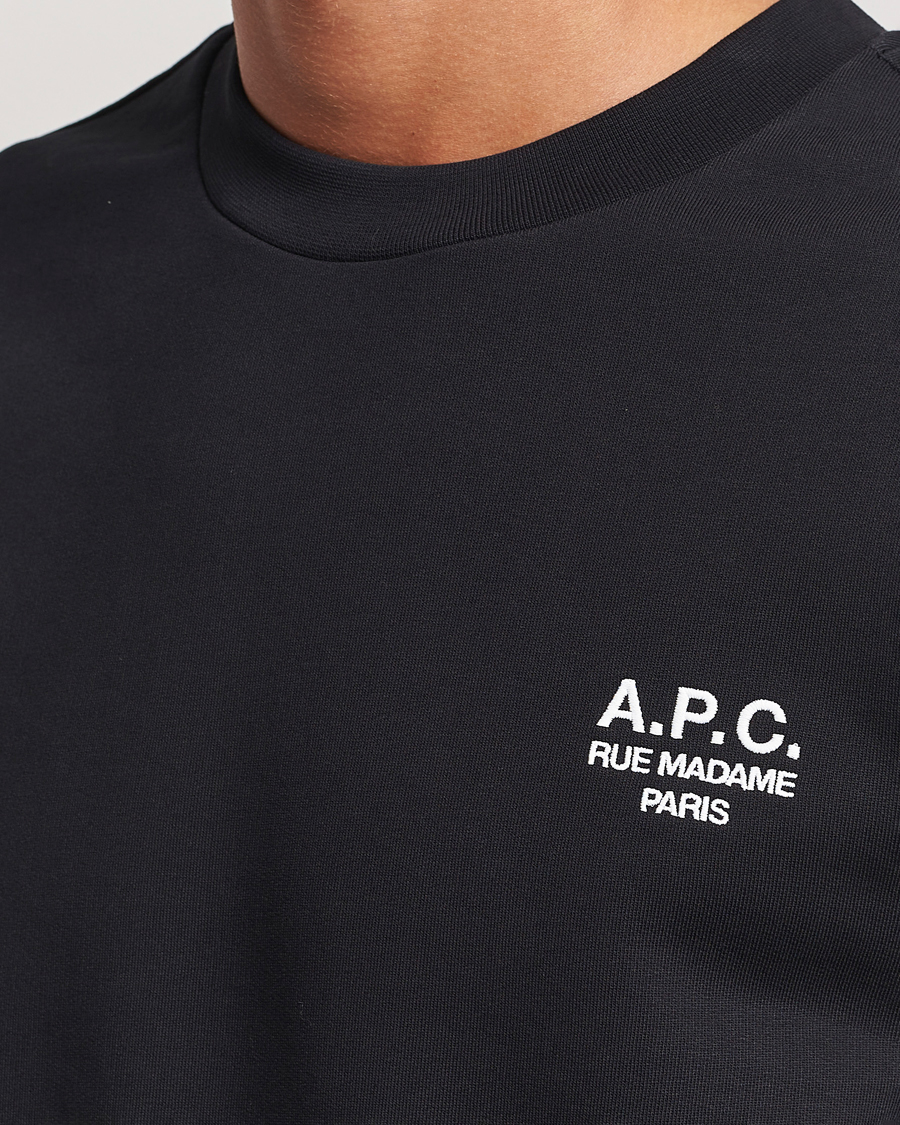 Herren | Pullover | A.P.C. | Rue Madame Sweatshirt Black/White