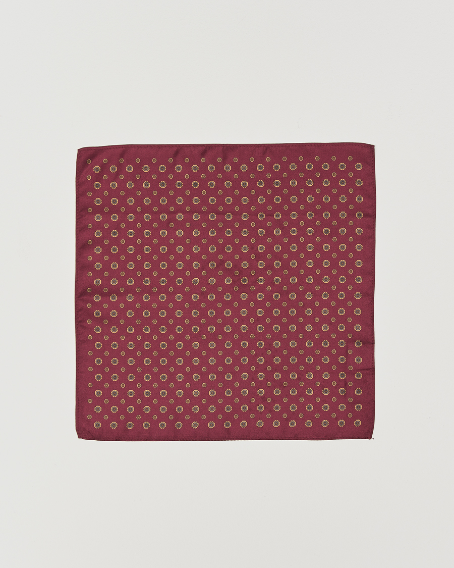 Herren | Amanda Christensen Box Set Silk 8 cm Tie And Pocket Square Bordeaux | Amanda Christensen | Box Set Silk 8 cm Tie And Pocket Square Bordeaux