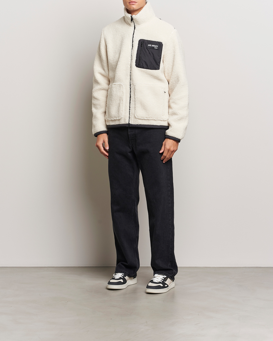 Herren | Pullover | Axel Arigato | Billie Fleece Jacket Ecru
