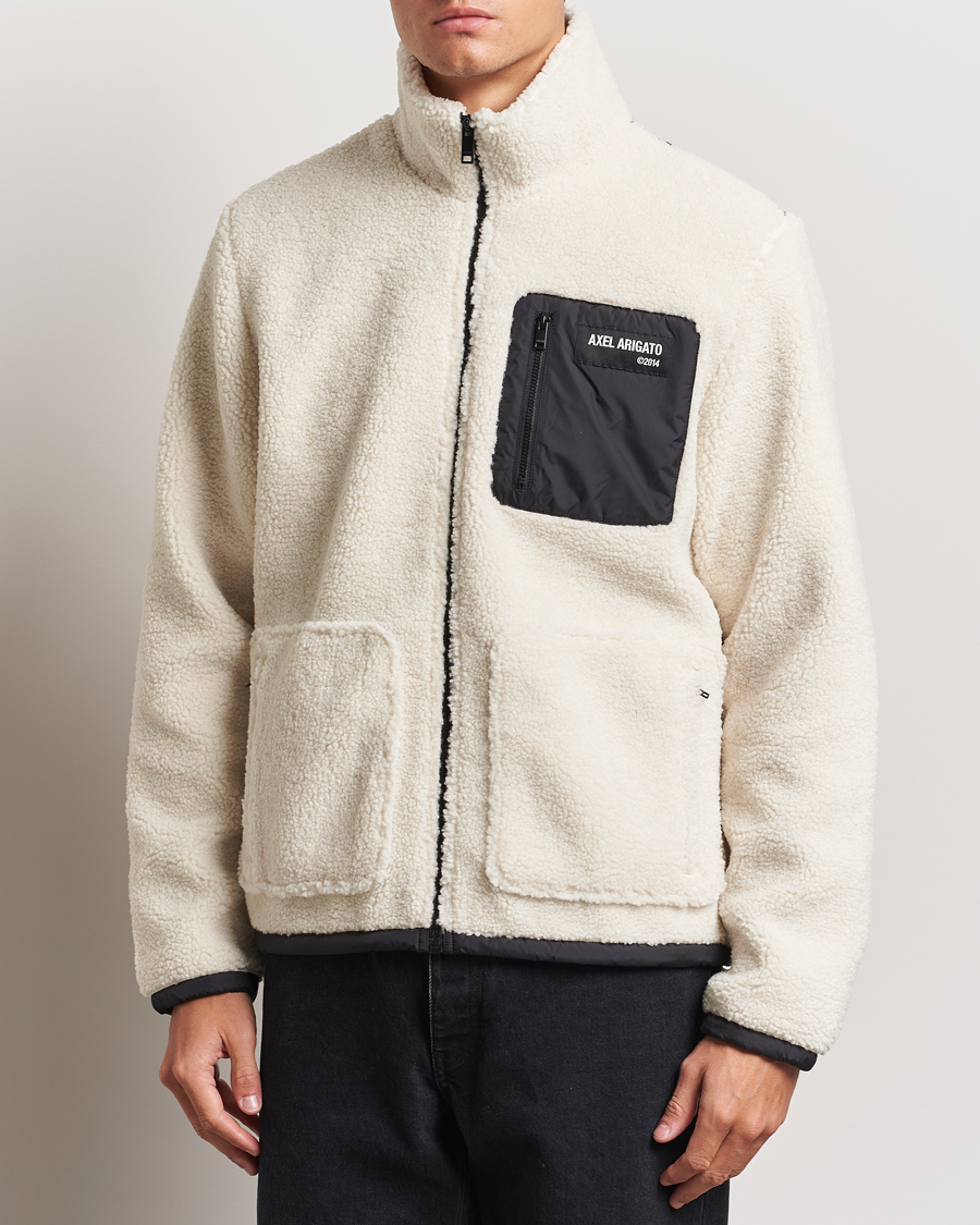 Herren | Pullover | Axel Arigato | Billie Fleece Jacket Ecru