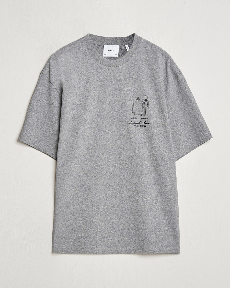 Herren | T-Shirts | Axel Arigato | Resort T-Shirt Grey Melange