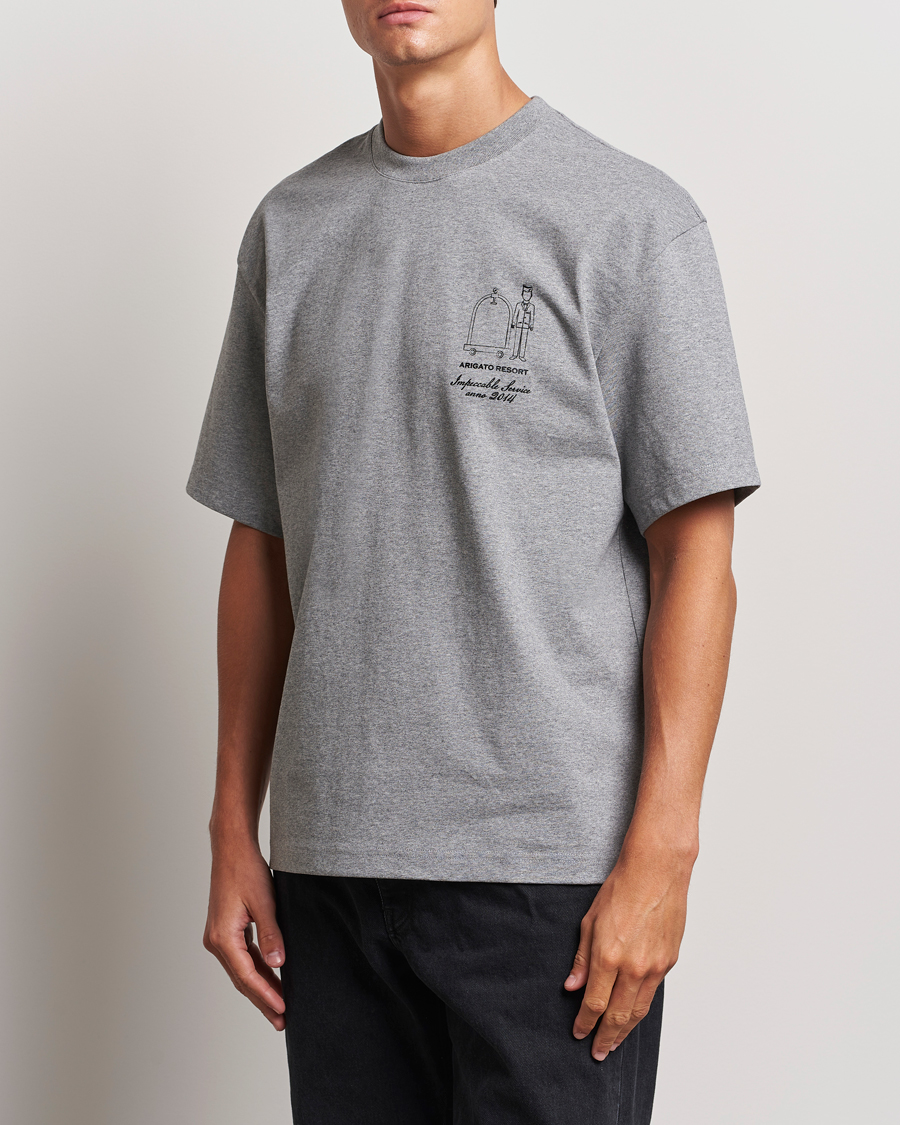 Herren | T-Shirts | Axel Arigato | Resort T-Shirt Grey Melange