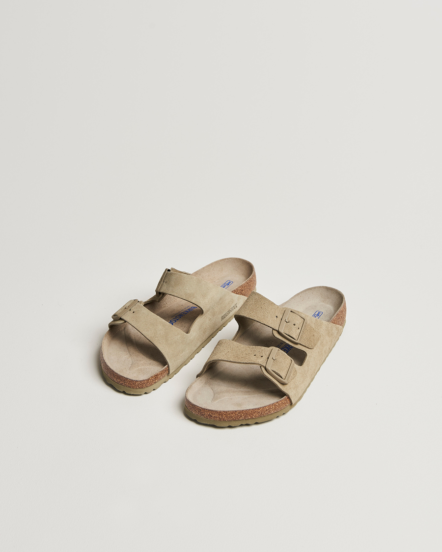 Herren | BIRKENSTOCK Arizona Soft Footbed Faded Khaki Suede | BIRKENSTOCK | Arizona Soft Footbed Faded Khaki Suede
