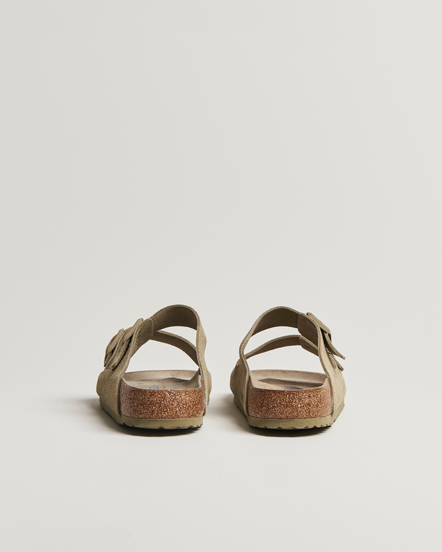 Herren | Sandalen & Pantoletten | BIRKENSTOCK | Arizona Soft Footbed Faded Khaki Suede