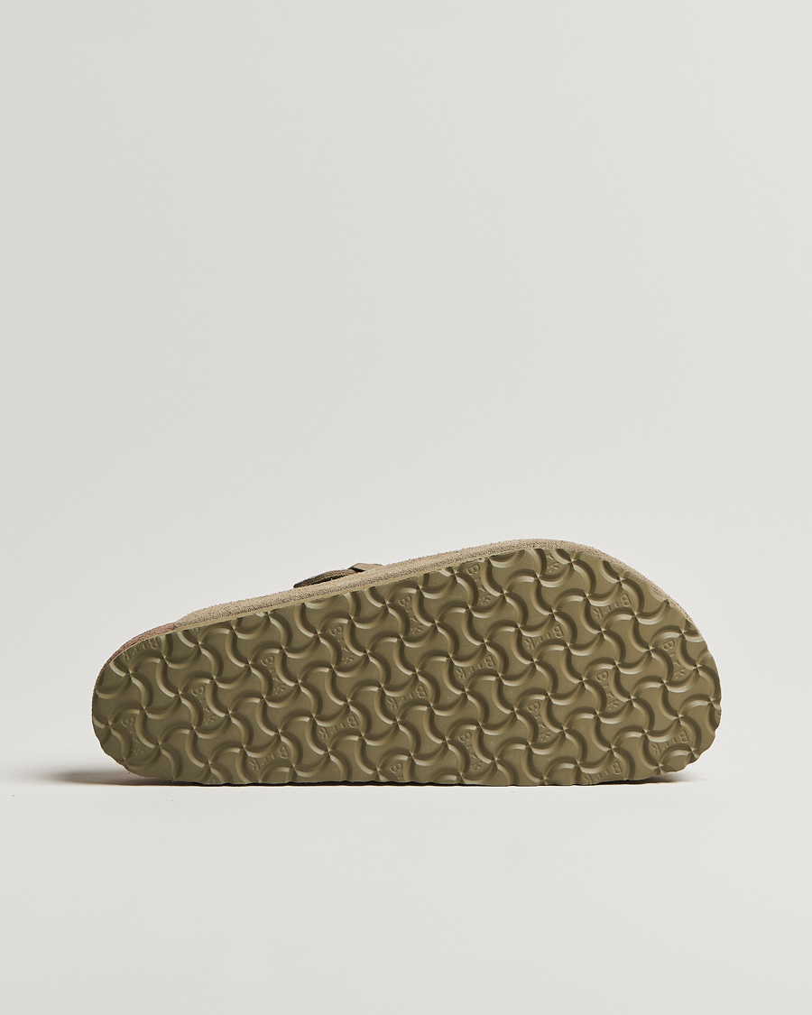 Herren | Sandalen & Pantoletten | BIRKENSTOCK | Boston Classic Footbed Faded Khaki Suede