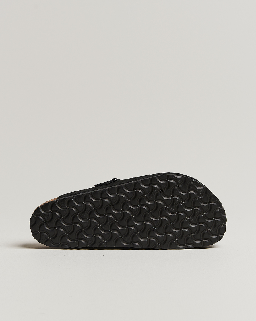 Herren | Sandalen & Pantoletten | BIRKENSTOCK | Boston Soft Footbed Black Suede