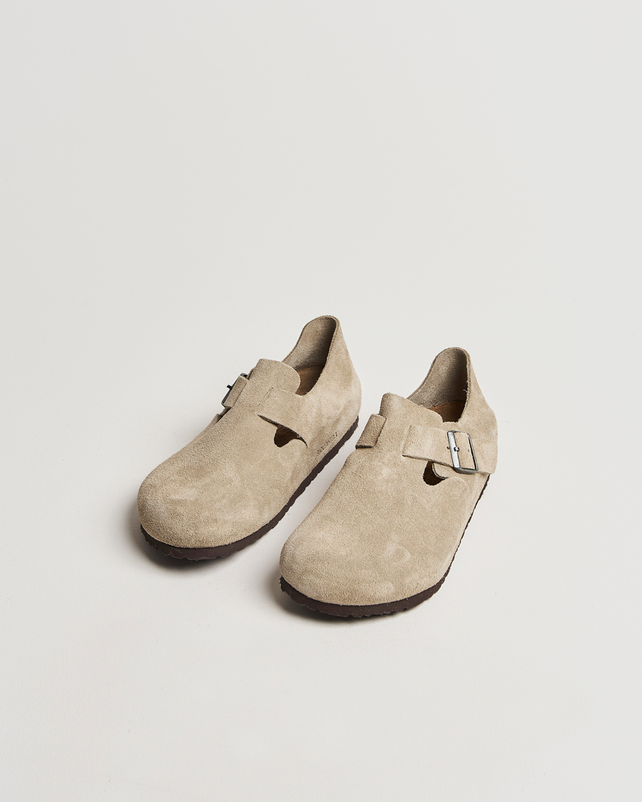 Herren | Sandalen & Pantoletten | BIRKENSTOCK | London Suede Leather Taupe