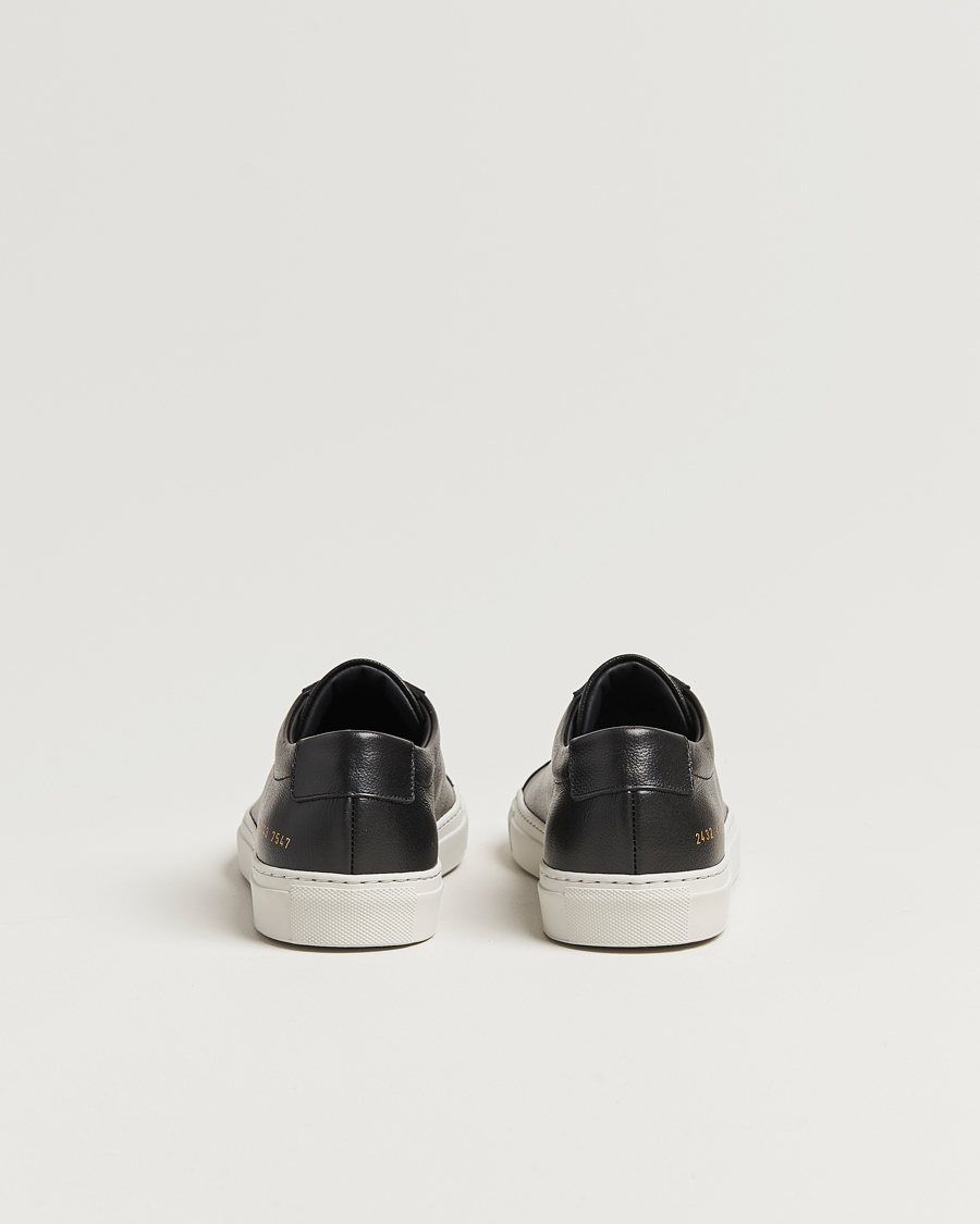 Herren | Common Projects Original Achilles Pebbled Leather Sneaker Black | Common Projects | Original Achilles Pebbled Leather Sneaker Black
