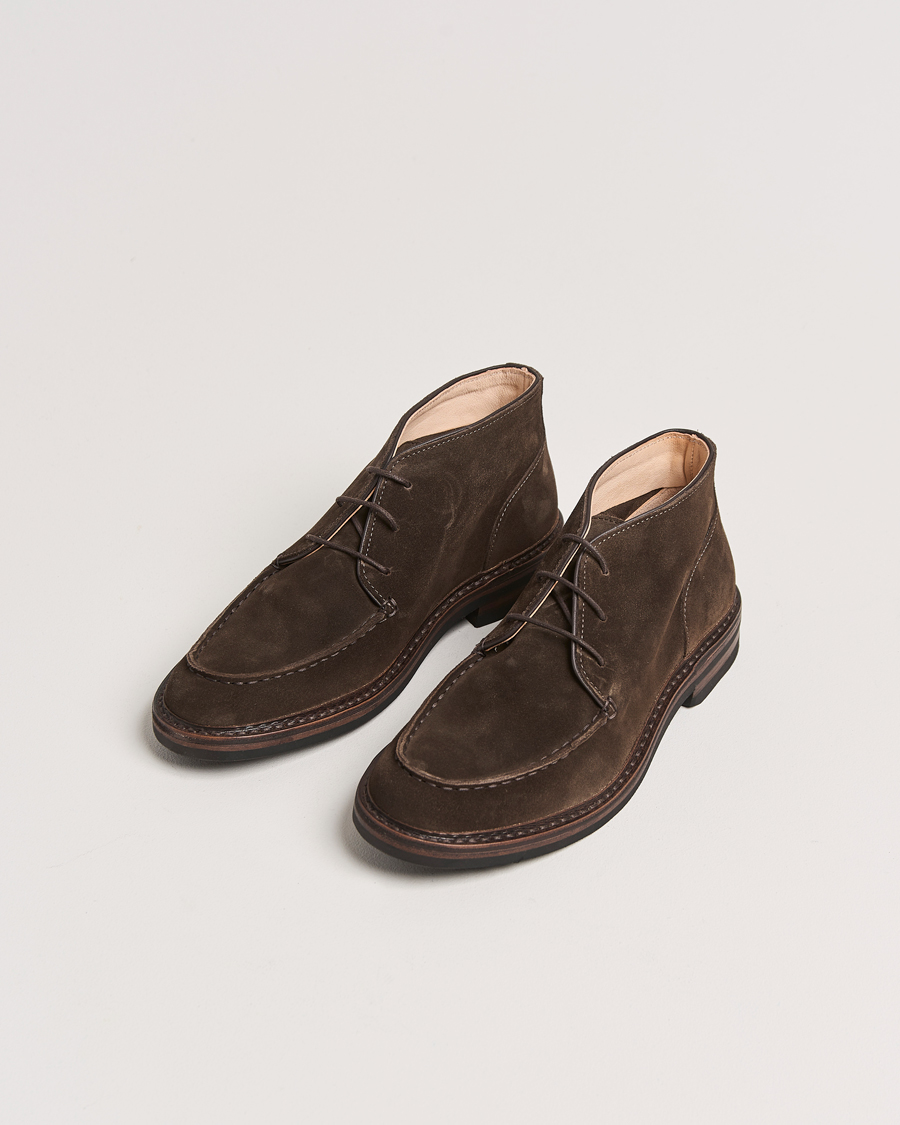 Herren | Astorflex Dukeflex Dainite Chukka Boot Dark Brown Suede | Astorflex | Dukeflex Dainite Chukka Boot Dark Brown Suede