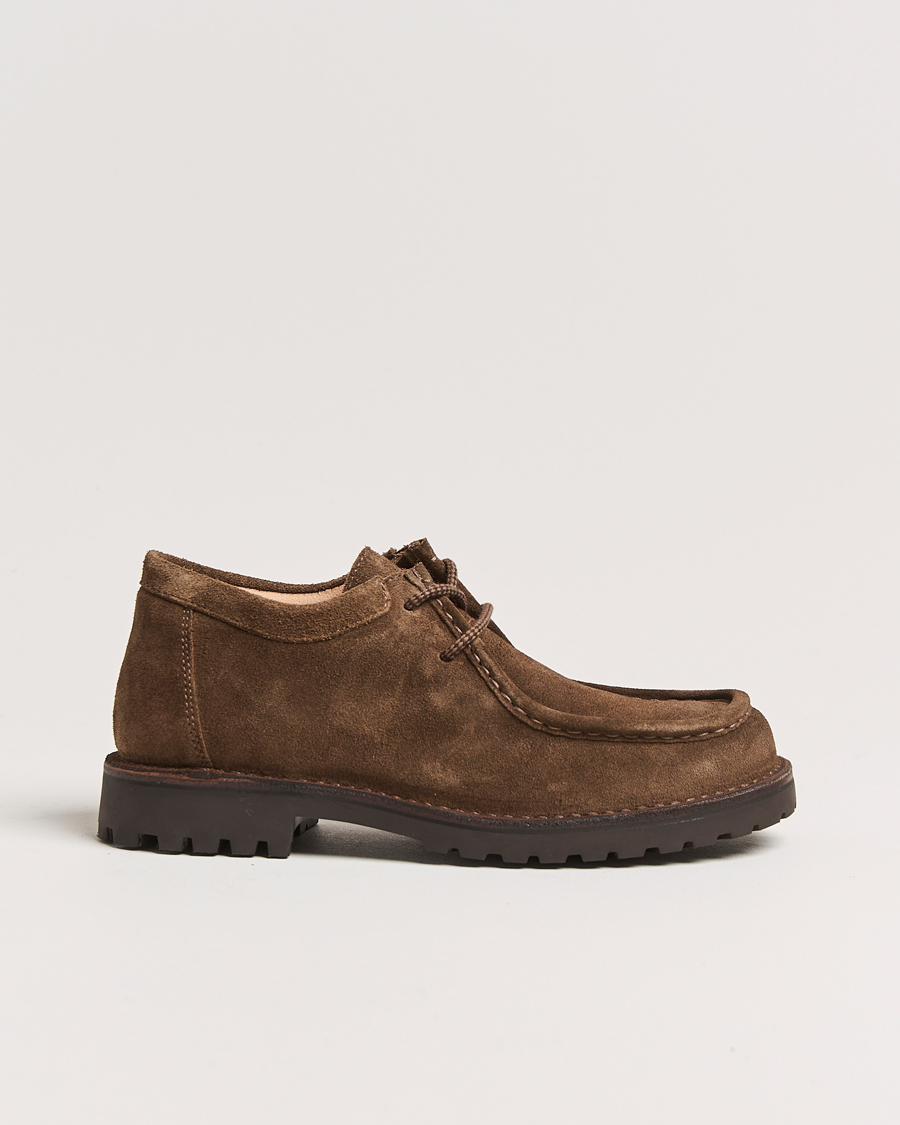 Herren | Astorflex Beenflex Rubber Sole Shoe Dark Khaki Suede | Astorflex | Beenflex Rubber Sole Shoe Dark Khaki Suede