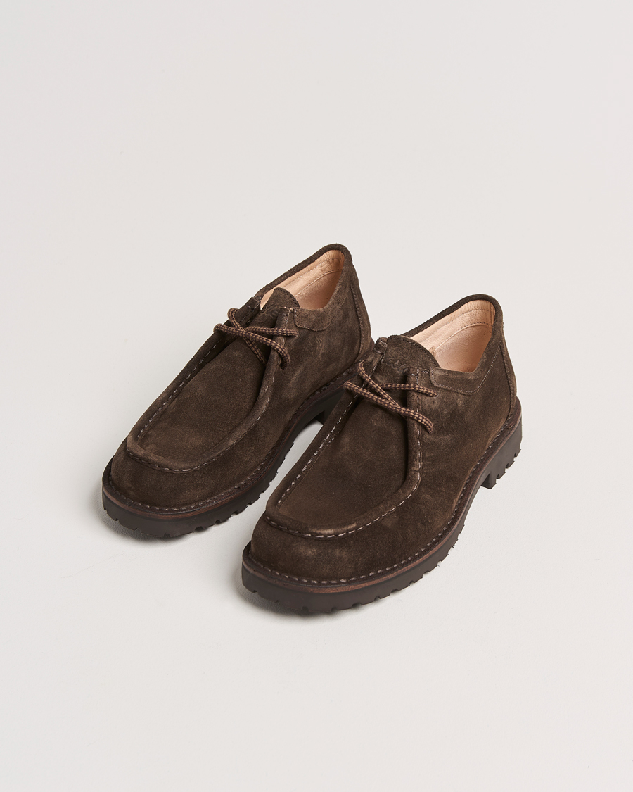 Herren | Astorflex Beenflex Rubber Sole Shoe Dark Brown Suede | Astorflex | Beenflex Rubber Sole Shoe Dark Brown Suede