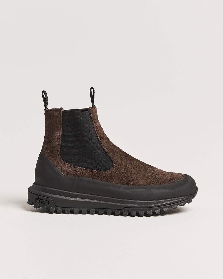 Herren | Diemme Ramon Vibram Sole Chelsea Boot Dark Brown Suede | Diemme | Ramon Vibram Sole Chelsea Boot Dark Brown Suede