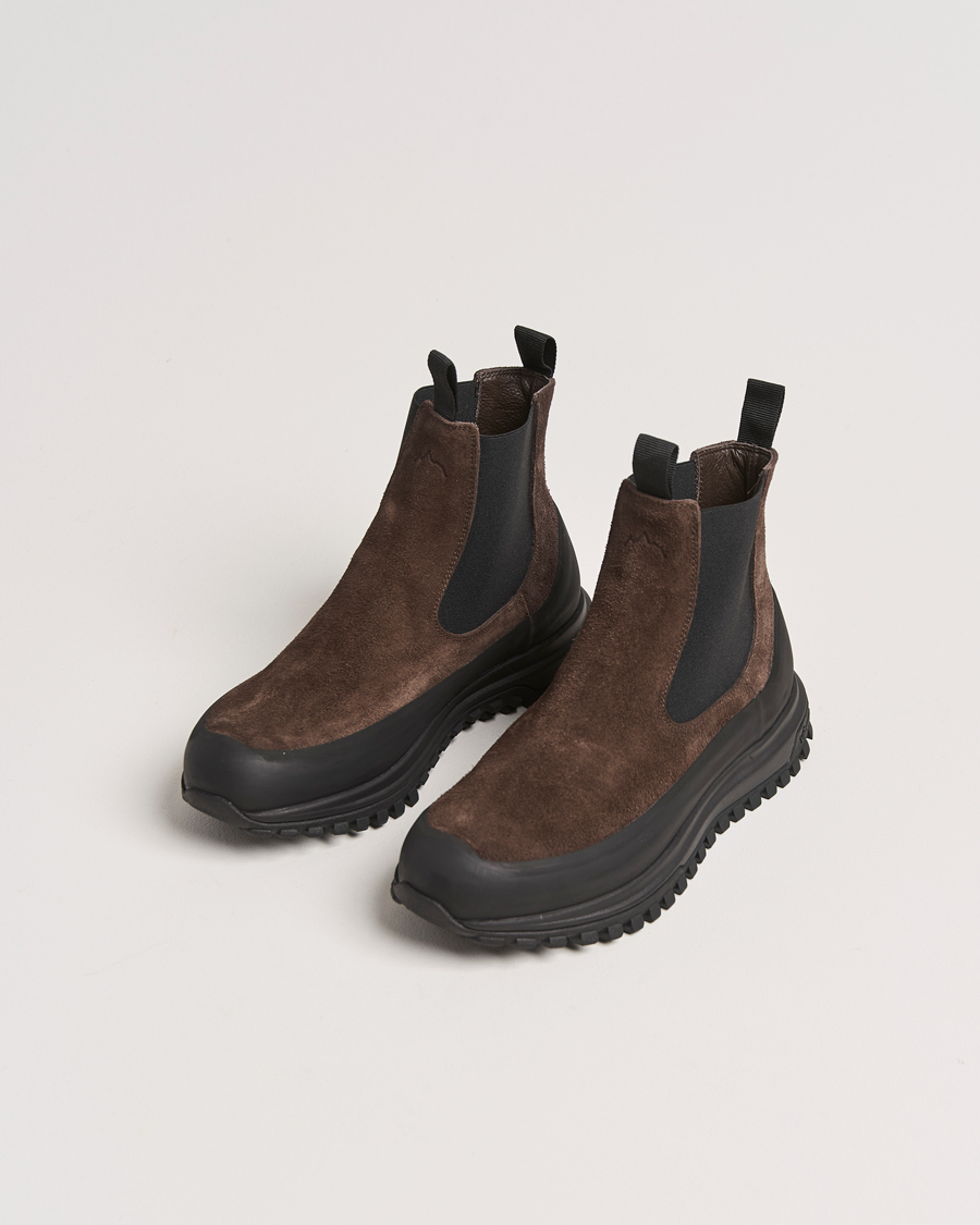 Herren | Diemme Ramon Vibram Sole Chelsea Boot Dark Brown Suede | Diemme | Ramon Vibram Sole Chelsea Boot Dark Brown Suede