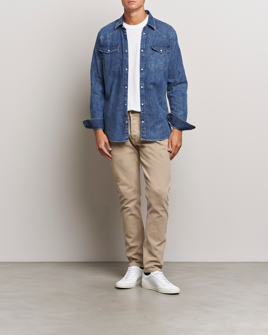 Herren | Hemden | Dondup | Slim Fit Denim Shirt Medium Blue