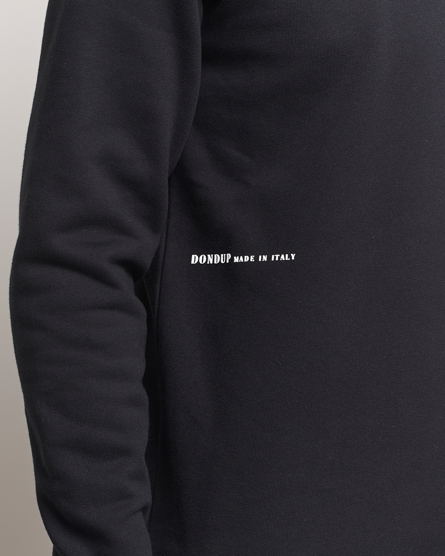 Herren | Pullover | Dondup | Logo Crew Neck Sweatshirt Black