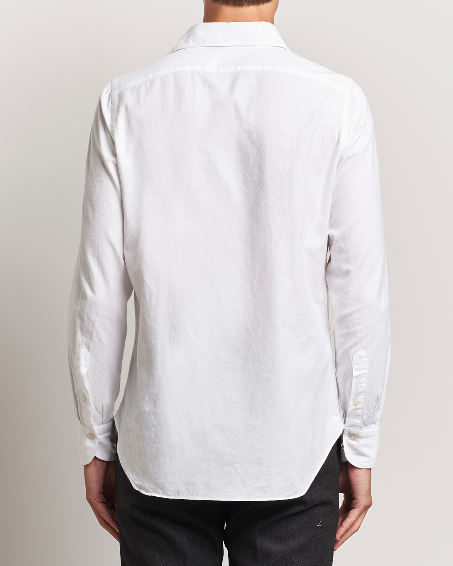 Herren | Hemden | Finamore Napoli | Gaeta Flannel Shirt White
