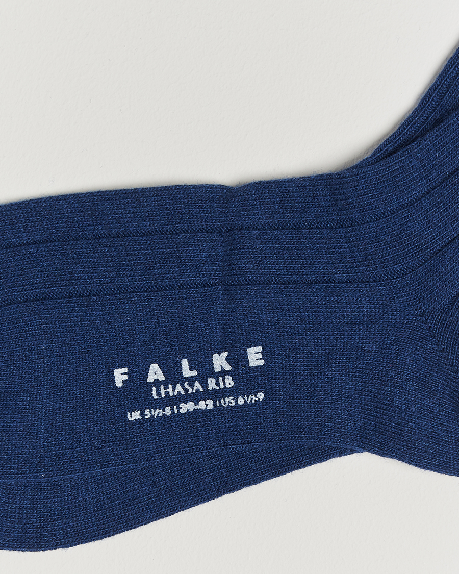 Herren | Unterwäsche | Falke | Lhasa Cashmere Socks Royal Blue