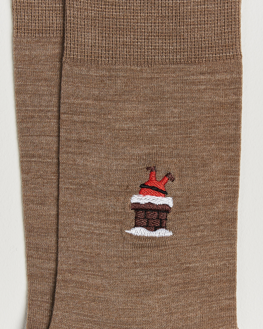 Herren | Unterwäsche | Falke | Airport Santa Socks Nutmeg Melange