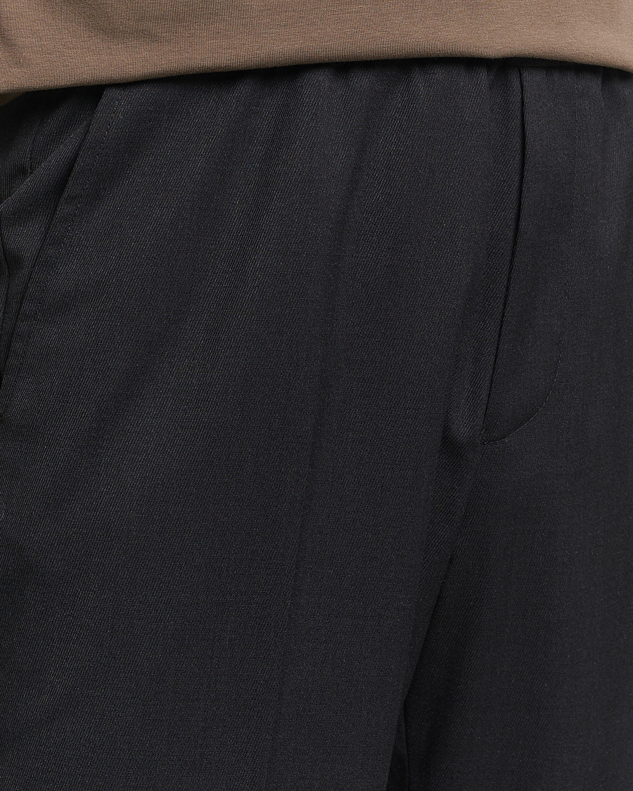 Herren | Hosen | Filippa K | Relaxed Terry Wool Trousers Anthracite
