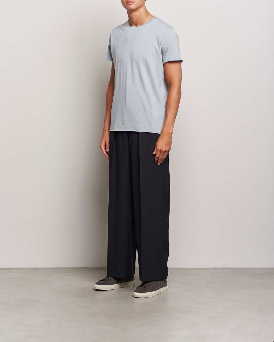 Herren | T-Shirts | Filippa K | Roll Neck Crew Neck T-Shirt Thunderstorm