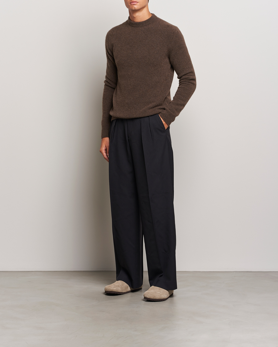 Herren | Pullover | Filippa K | Yak Knitted Sweater Driftwood