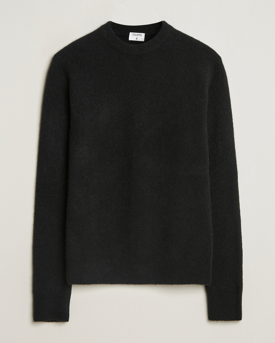 Herren | Pullover | Filippa K | Yak Knitted Sweater Black