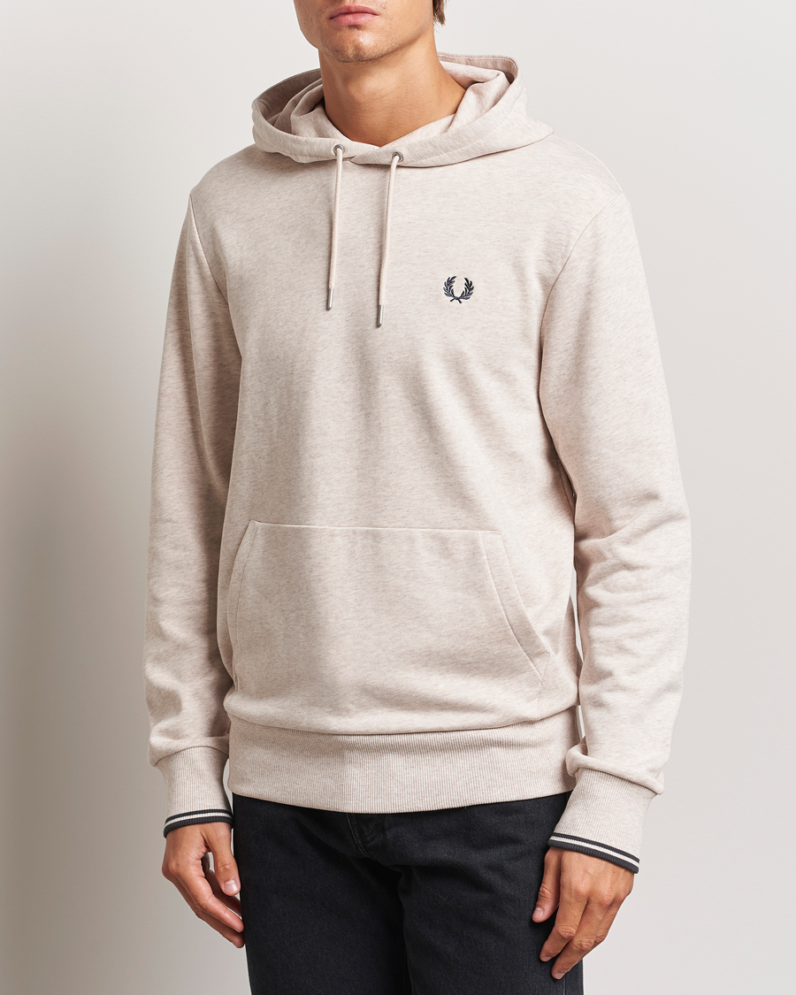 Herren | Pullover | Fred Perry | Tipped Hoodie Oatmeal Melange