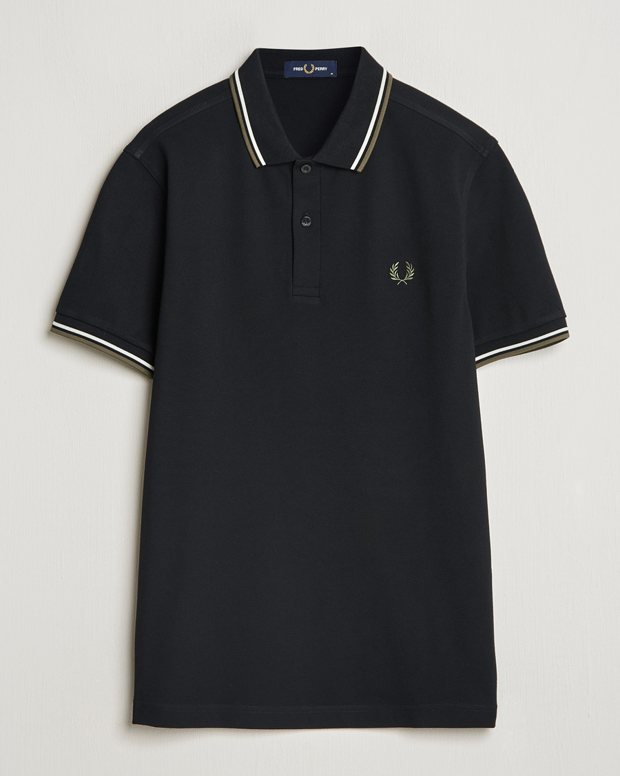 Herren | Poloshirts | Fred Perry | Twin Tipped Shirt Black