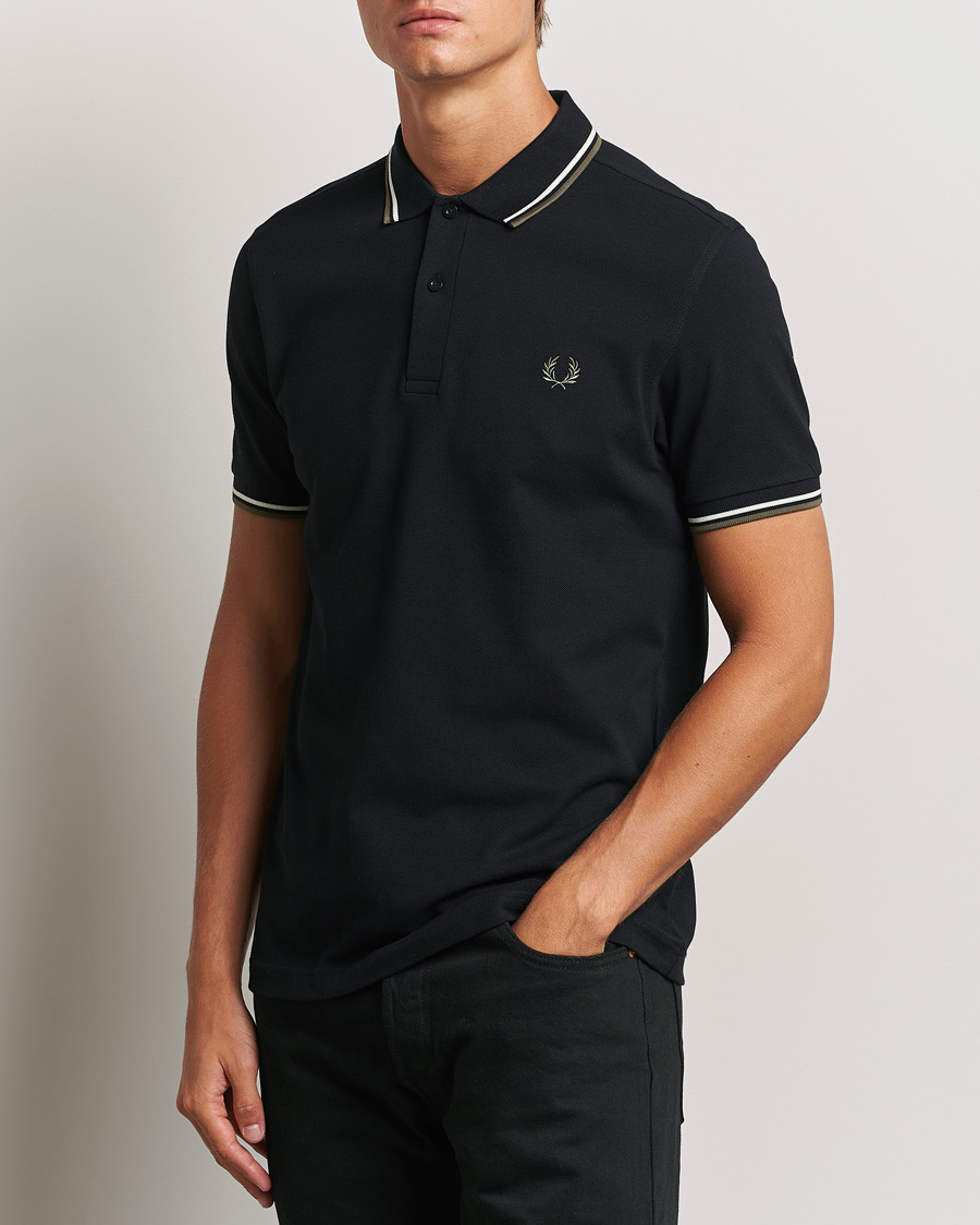 Herren | Poloshirts | Fred Perry | Twin Tipped Shirt Black