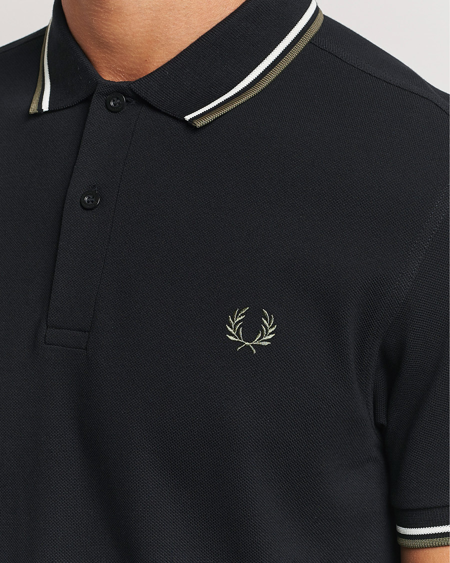 Herren | Poloshirts | Fred Perry | Twin Tipped Shirt Black