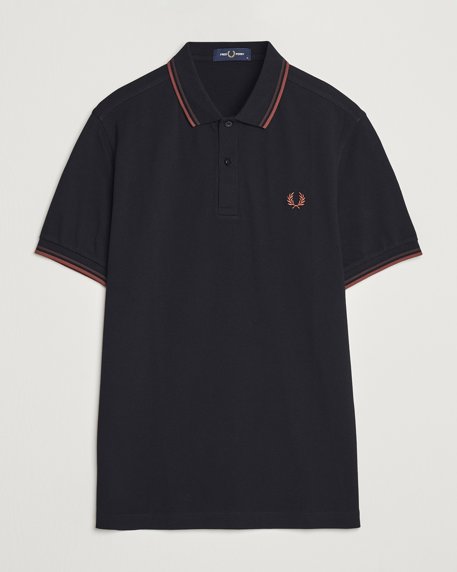 Herren | Poloshirts | Fred Perry | Twin Tipped Shirt Black