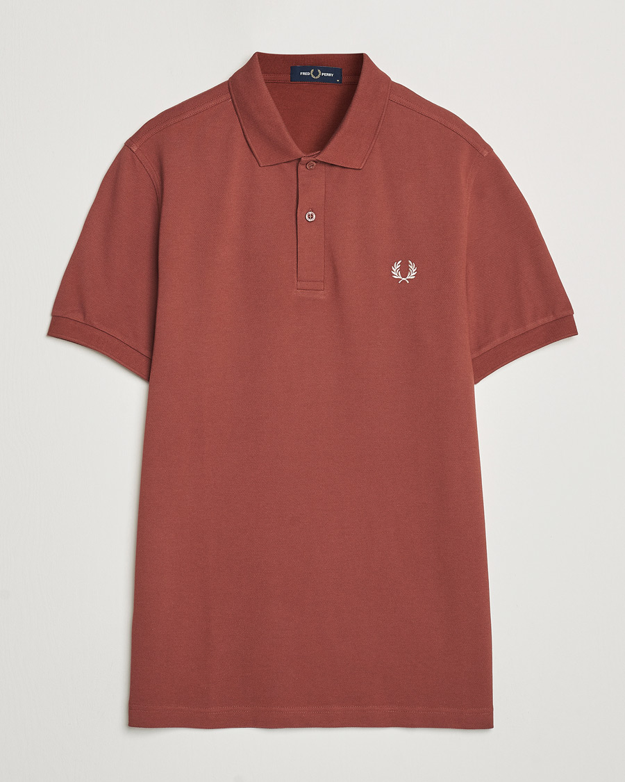 Herren | Poloshirts | Fred Perry | Plain Polo Shirt Whiskey Brown